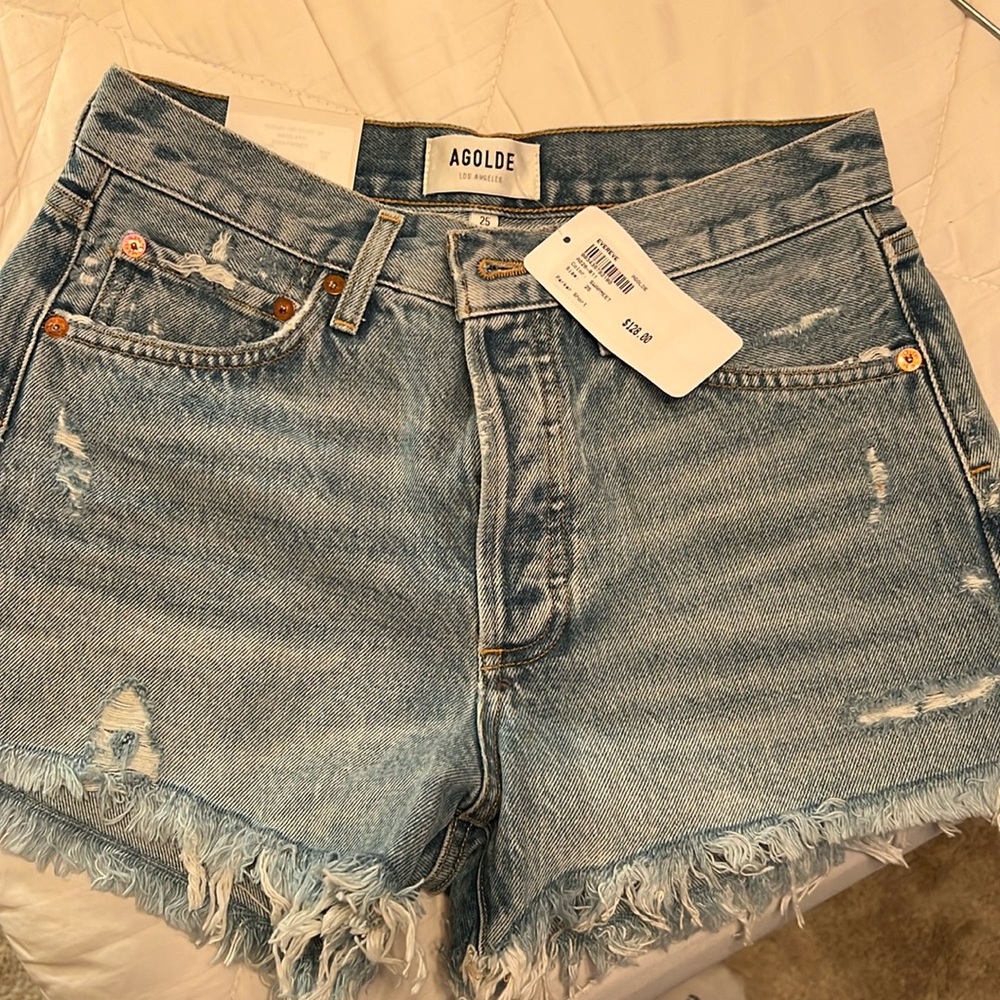 Agolde denim shorts